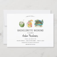 Tropical Drinks Bachelorette Itinerary