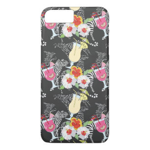 Tropical Drinks With Animals iPhone 8 Plus/7 Plus Case