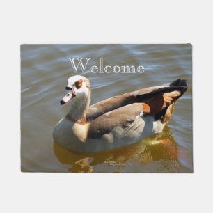 Tropical duck Welcome Doormat