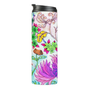 Tropical Echoes Thermal Tumbler