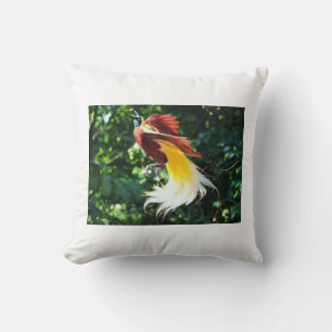 Tropical Elegance – Bird of Paradise Throw Pillow
