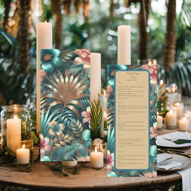 Tropical Elegance Menu (Creator Uploaded)