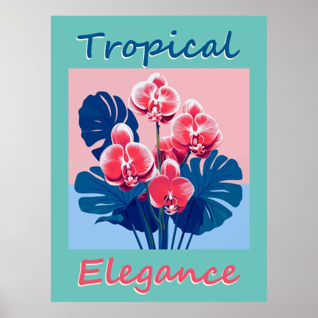 Tropical Elegance Poster (Front)