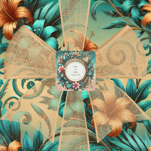 Tropical Elegance  Square Sticker