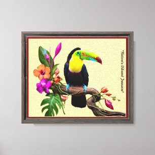 "Tropical Elegence" Canvas Print