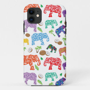 Tropical Elephants iPhone 11 Case