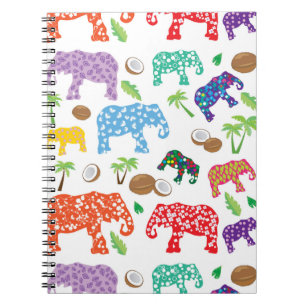 Tropical Elephants Notebook