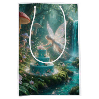 Tropical Enchanted Fairy Tissue Paper Medium Gift Bag