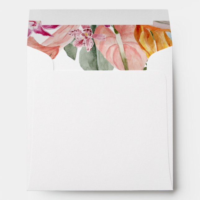 Tropical Envelope with Return Address (Back (Bottom))