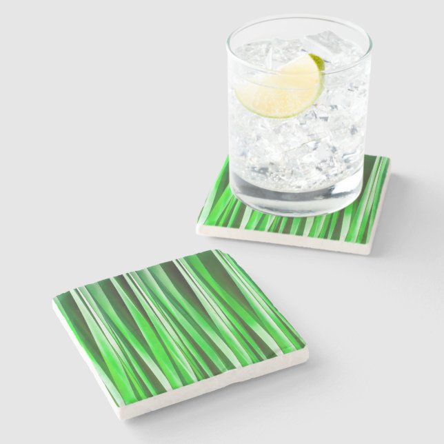 Tropical Environment Stone Coaster (Side)