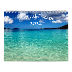 Tropical Escape 2024 Calendar