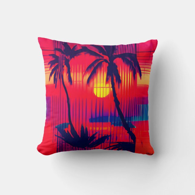 Tropical Escape Fantasy Cushion (Front)