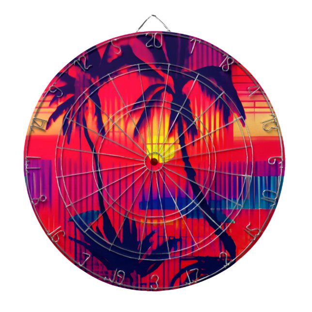 Tropical Escape Fantasy Dartboard (Front)