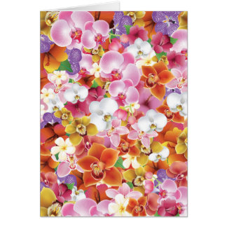 Tropical Exotic Flowers Print Floral Design