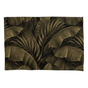 Tropical Exotic: Grunge Golden Nature Pillowcase