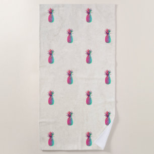 Tropical Exotic ,Pineapple Beach Towel