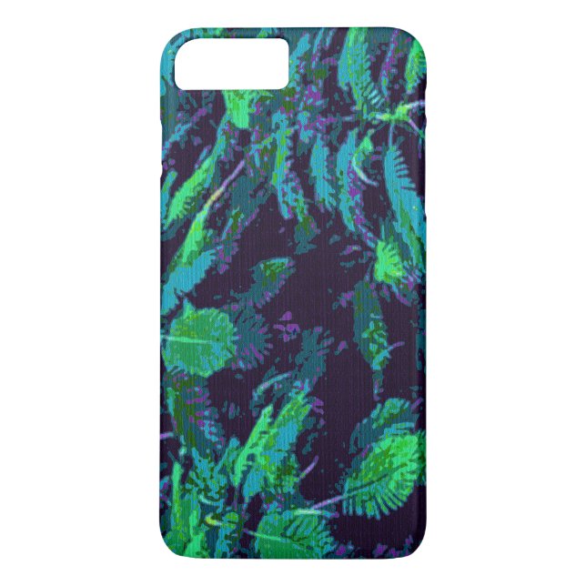 Tropical Fabric Case-Mate iPhone Case (Back)