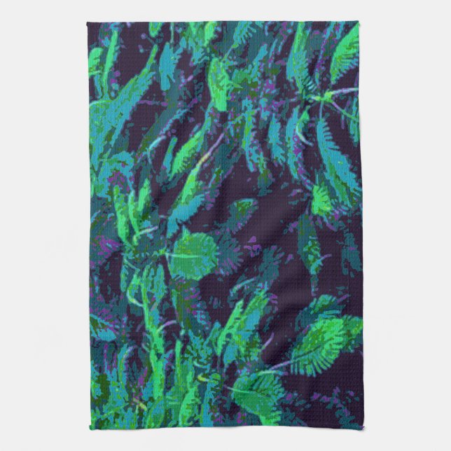 Tropical Fabric Tea Towel (Vertical)