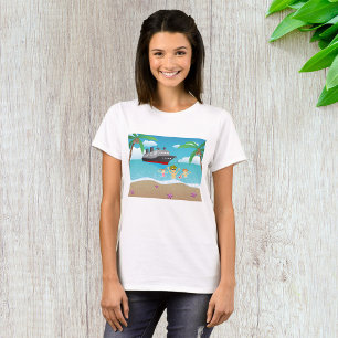 Tropical Family Beach Cruise Fun T-Shirt