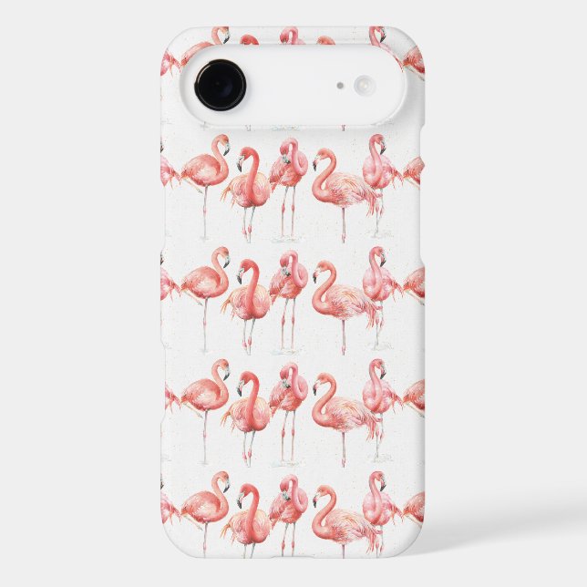 Tropical | Family of Flamingos Case-Mate iPhone Case (Back)