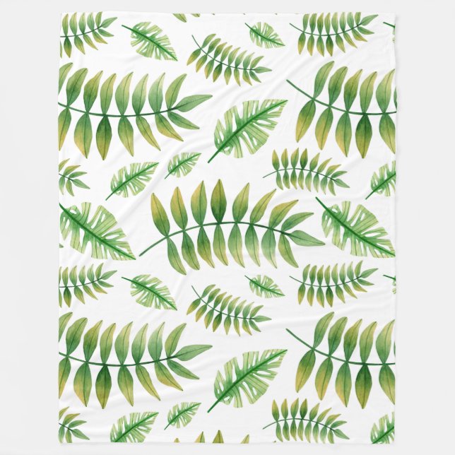 Tropical Fantasy Art Fleece Blanket (Front)