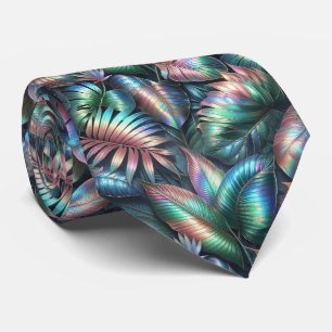 Tropical Faux Silk Luxury Vacation Gentleman's Tie