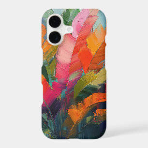 Tropical Feathers – Vibrant Botanical Abstraction