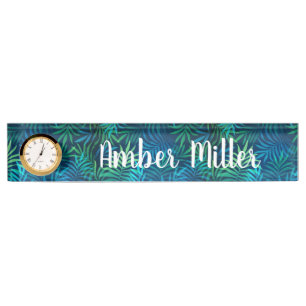 Tropical Ferns  Nameplate
