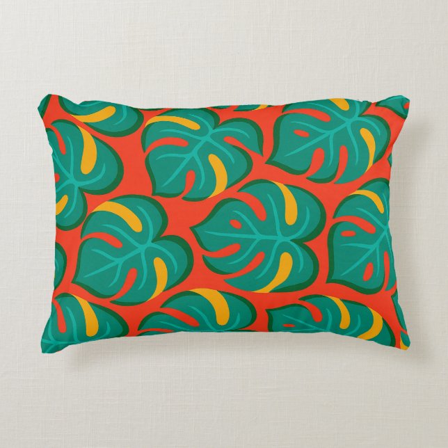 Tropical Fiesta Pattern Decorative Cushion (Front)