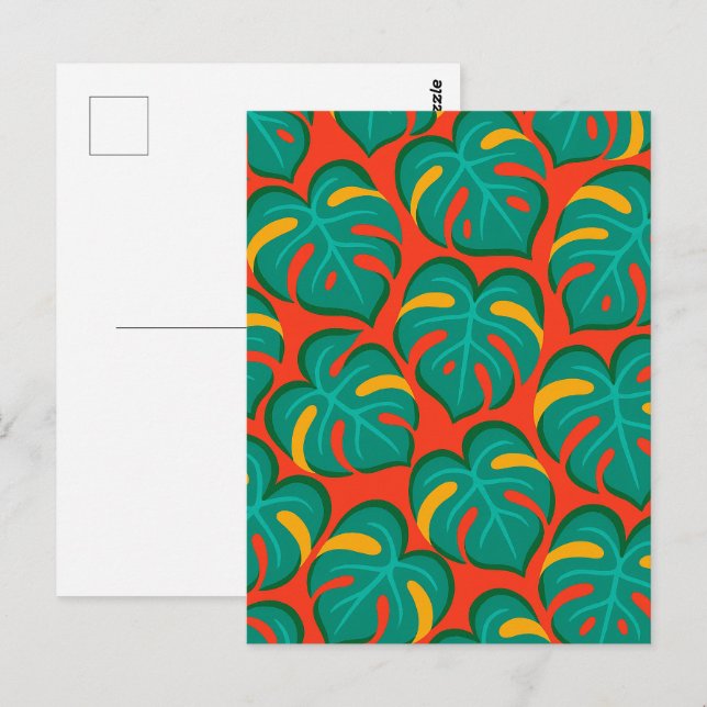 Tropical Fiesta Pattern Postcard (Front/Back)