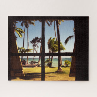 Tropical Fiji Beach Scene 16x20 520pc jpcna Jigsaw Puzzle