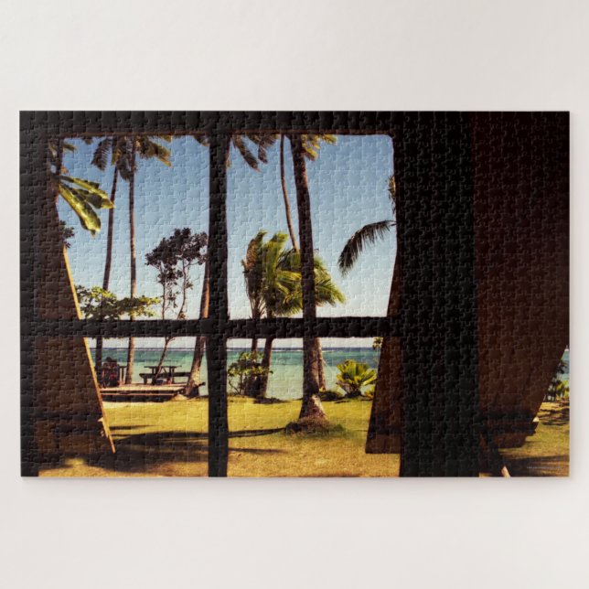 Tropical Fiji Beach Scene 20x30 1014pc jpcna Jigsaw Puzzle (Horizontal)