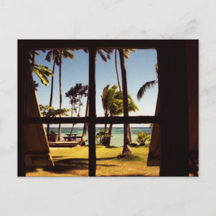 Tropical Fiji Beach Scene pccna Postcard