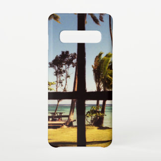 Tropical Fiji Beach Scene sgcna Samsung Galaxy Case