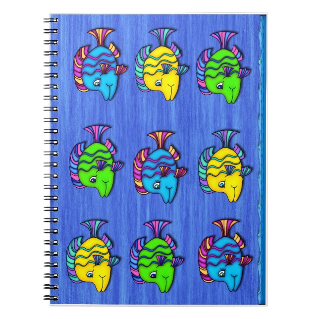 Tropical Fish 1 Spiral Notebook (Front)