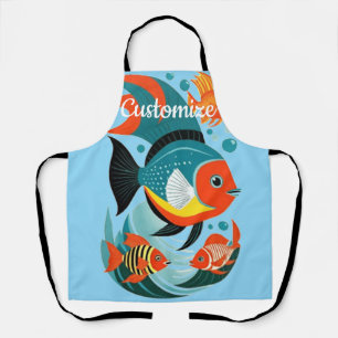 Tropical Fish Assortment Thunder_Cove Apron