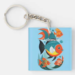 Tropical Fish Assortment Thunder_Cove Key Ring