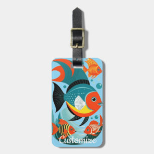 Tropical Fish Assortment Thunder_Cove Luggage Tag