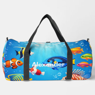 Tropical Fish Bag With Your name on it