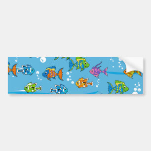 Tropical Fish Bumper Sticker