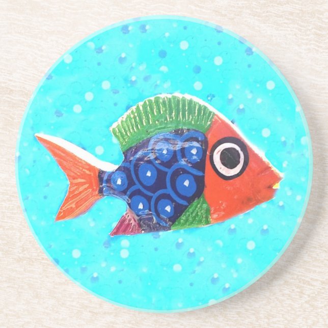 Tropical Fish Coaster (Front)