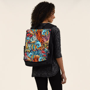 Tropical Fish Colorful Summer Vibes Backpack