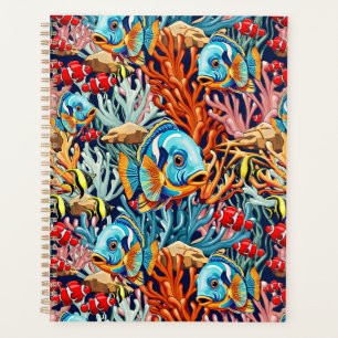 Tropical Fish Colorful Summer Vibes Planner
