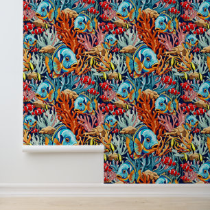 Tropical Fish Colorful Summer Vibes Wallpaper