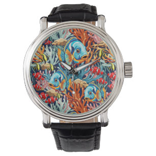 Tropical Fish Colourful Summer Vibes Watch