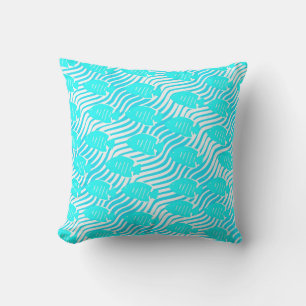 Tropical fish cushion
