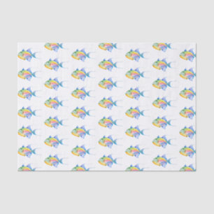 Tropical Fish Decorative Tissue Paper Pattern