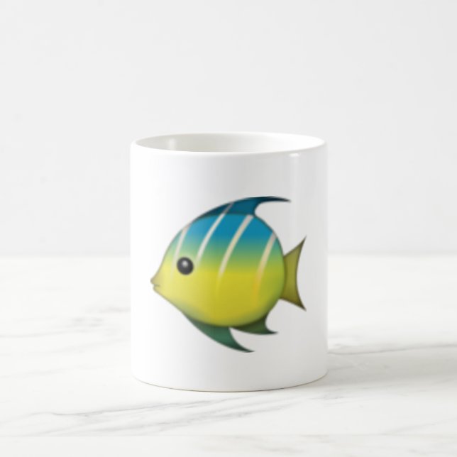 Tropical Fish - Emoji Coffee Mug (Center)