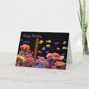 Tropical Fish image for birthday-greeting-card Card