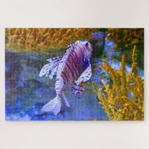 Tropical Fish in an Aquarium. Jigsaw Puzzle